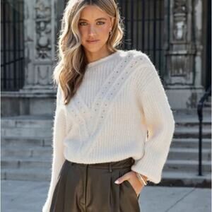 Vici Wynter Knit Sweater in Cream